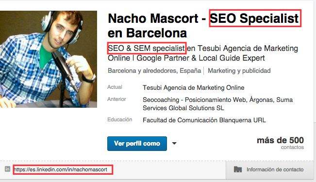 SEO en LinkedIn