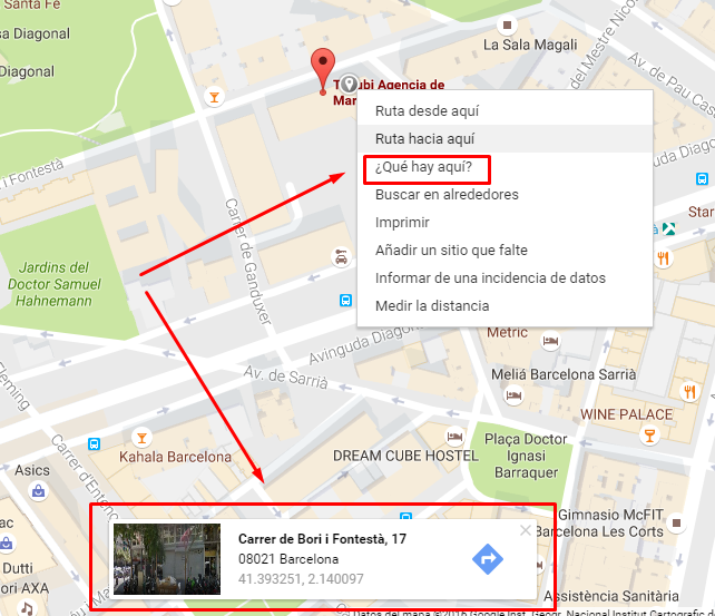 coordenadas Google Maps