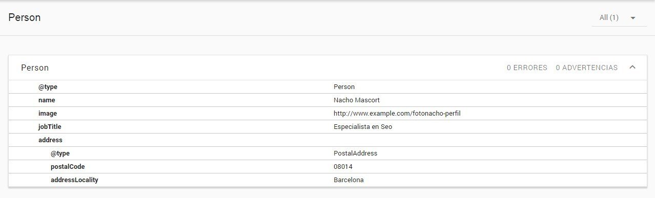 schema código correcto