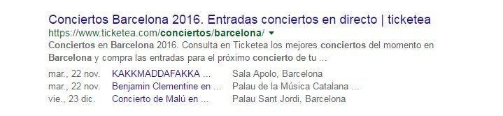schema de eventos